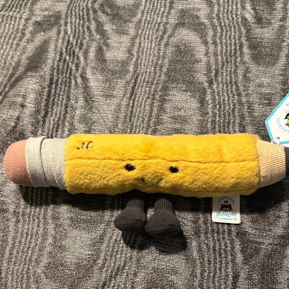 Jellycat Cheerful Yellow Pencil Plush